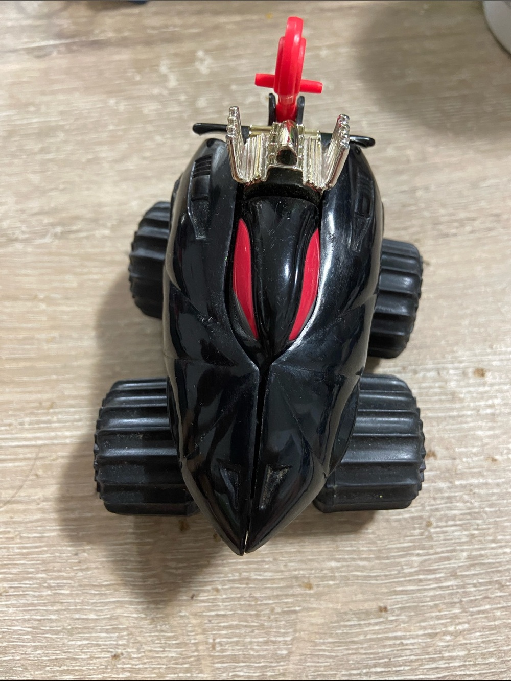 1992 Mattel Attack Pack "DarkClaw" With Hook Black Monster Jam Truck Hot Wheels